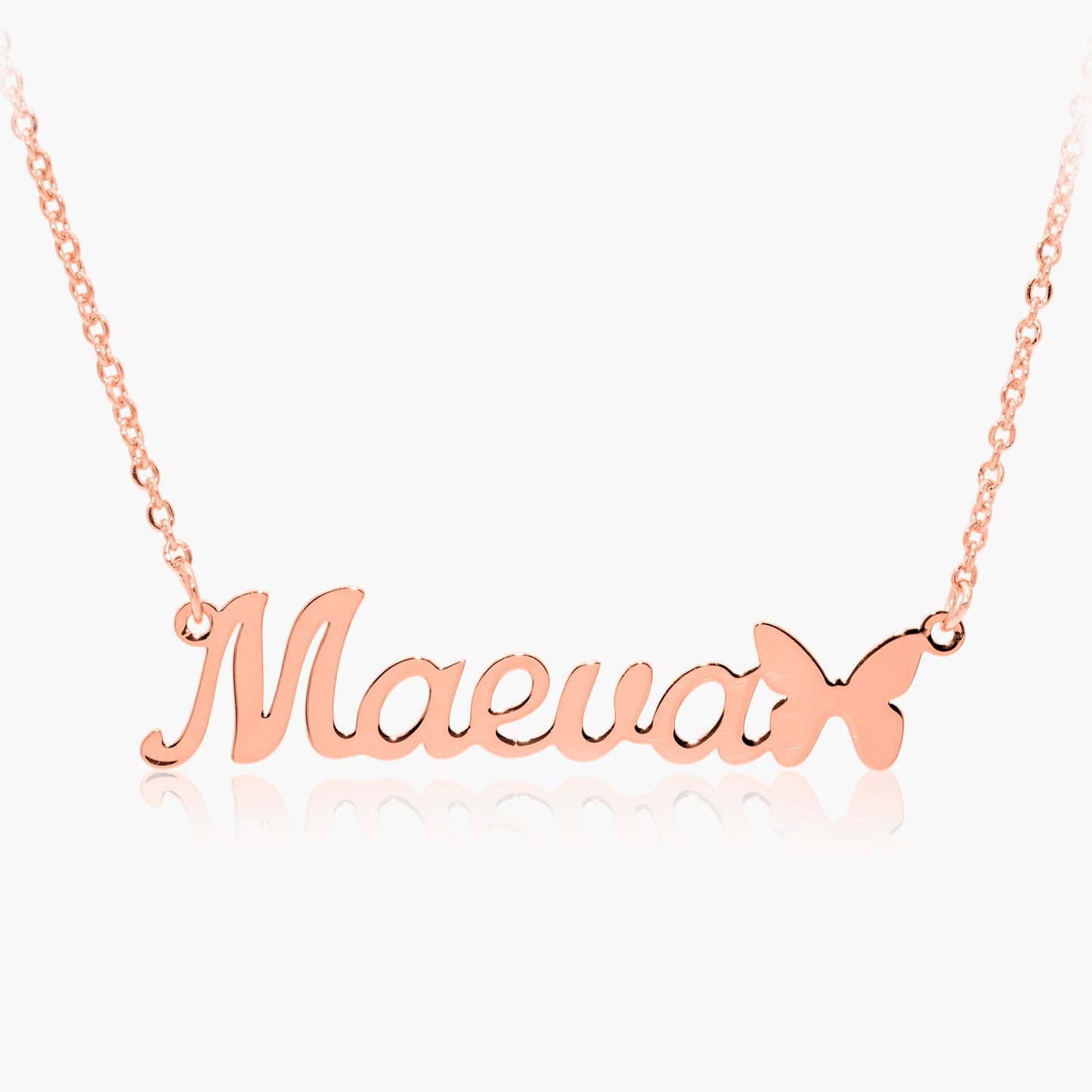Collier Prénom Papillon Chris