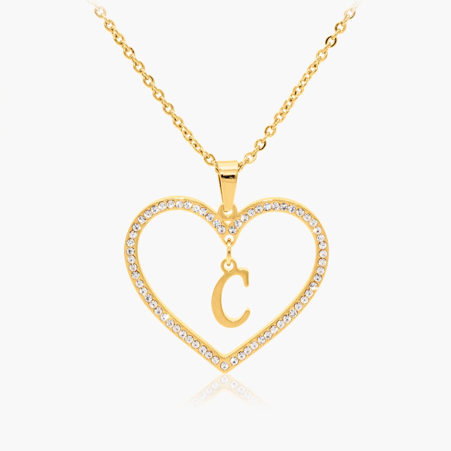 Collier Amour Initiale avec Strass Chris