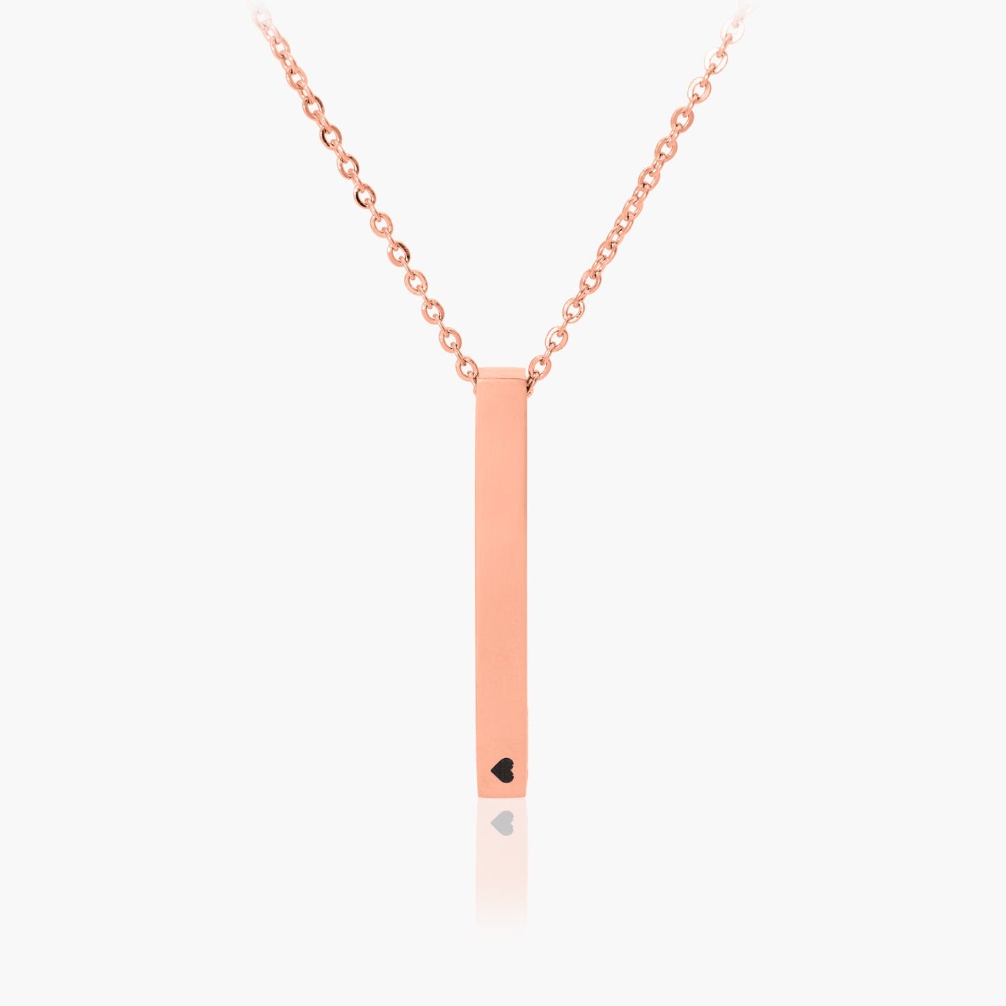 Collier Barre Prénom 3D à Graver Chris