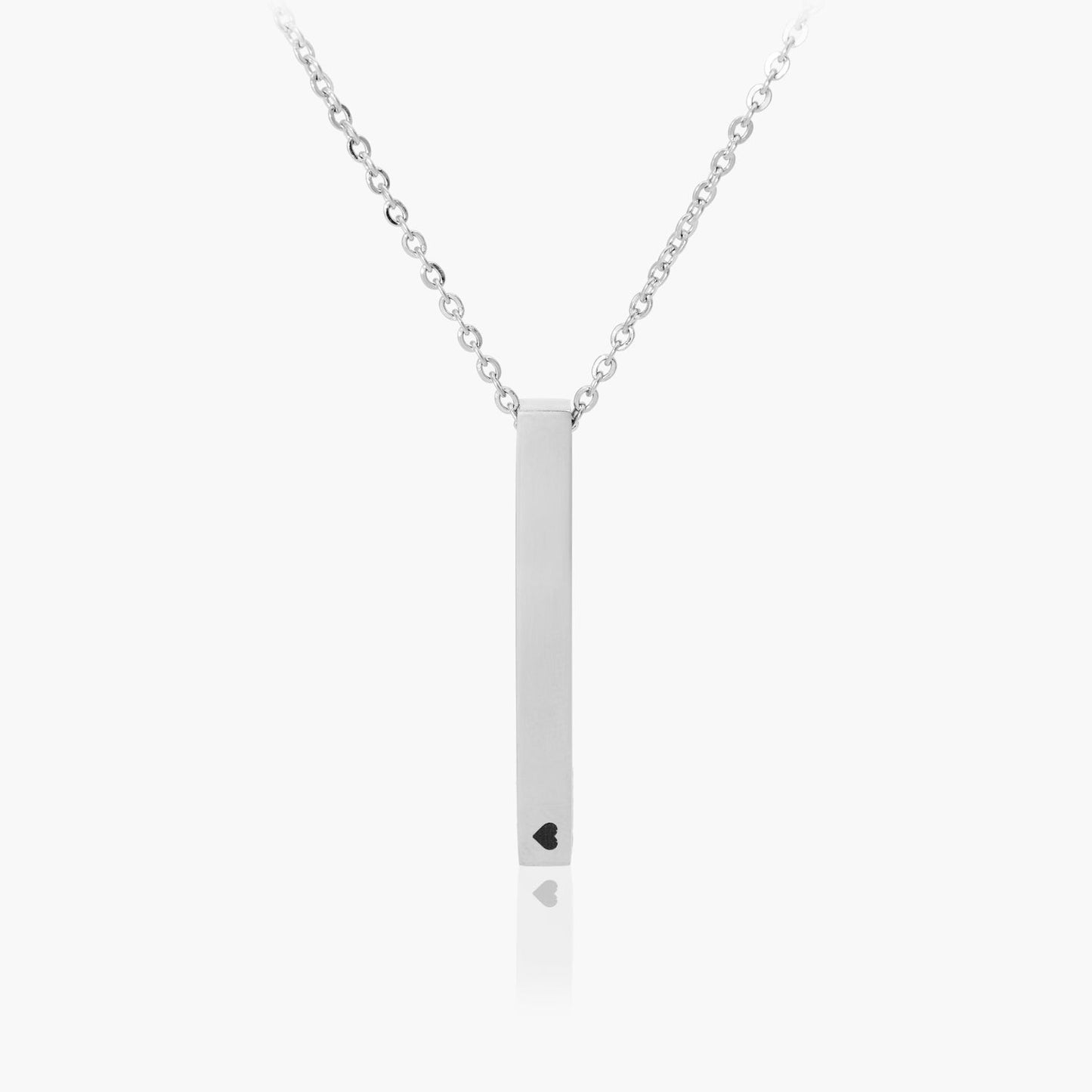 Collier Barre Prénom 3D à Graver Chris