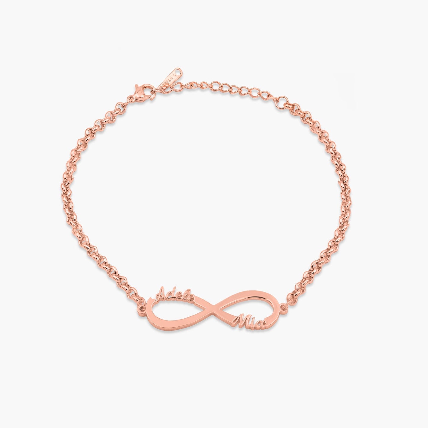 Bracelet Infini Double Prénoms Chris