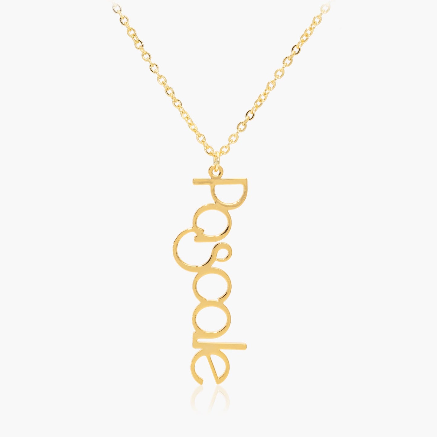 Collier Prénom Vertical Moderne Chris
