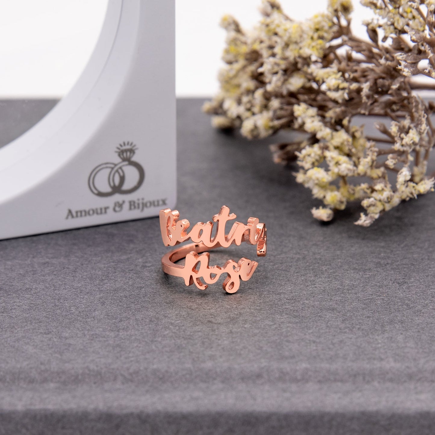 Bague Double Prénoms Honey Chris