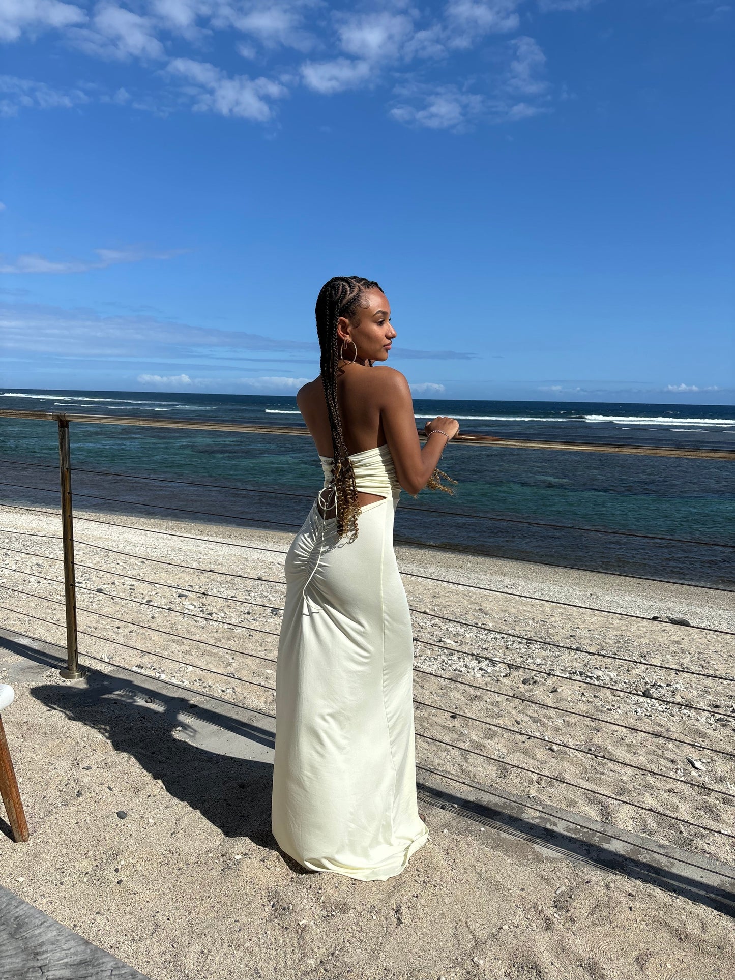 Robe « Saniya » jaune Acces’ by Liliha