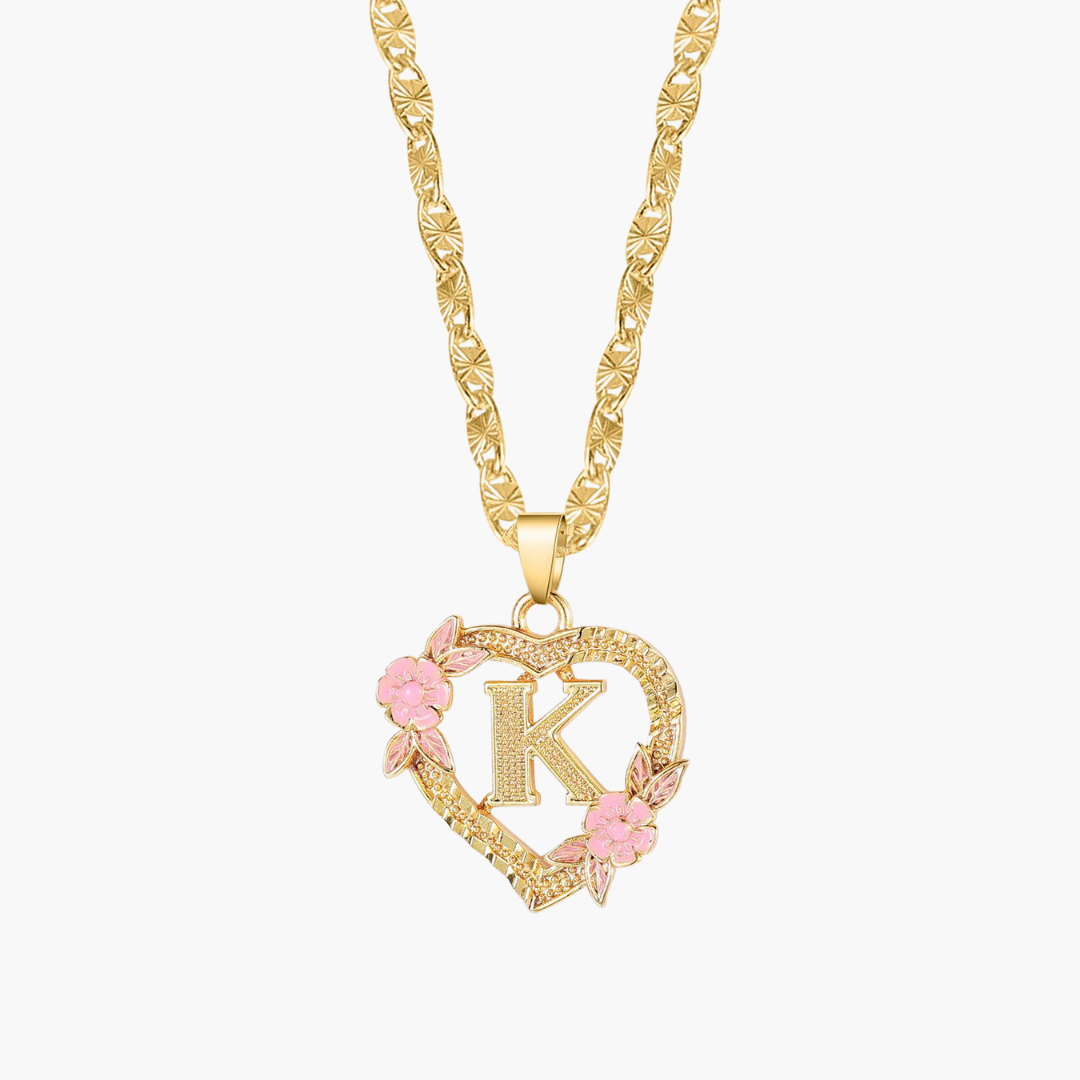 Collier Coeur Initiale Personnalisé Chris