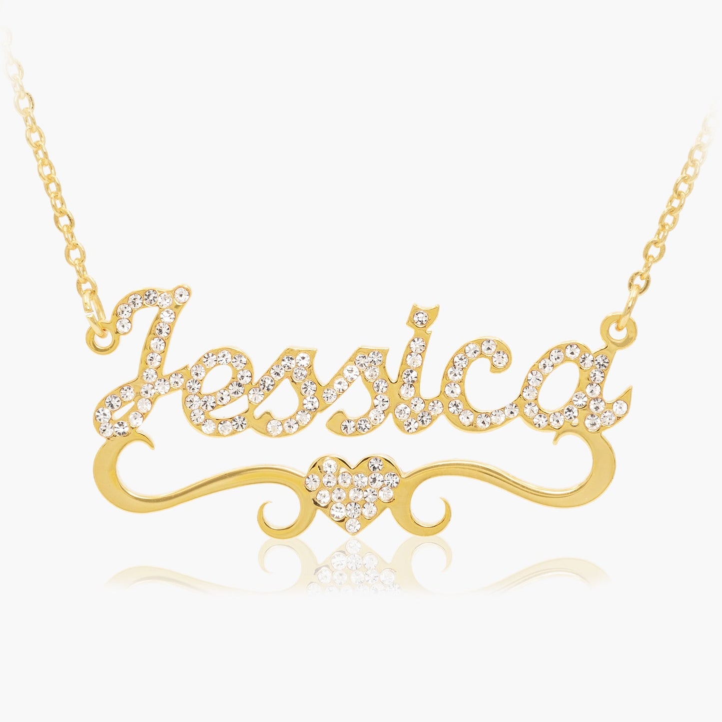Collier Prénom Amour Scintillant avec Strass Chris