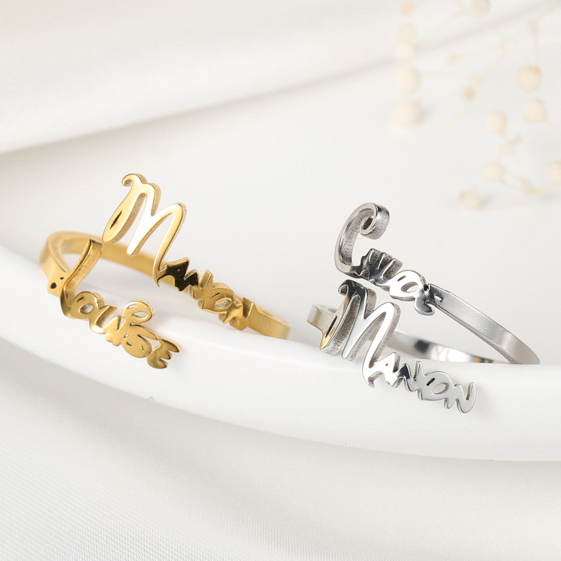 Bague Double Prénoms Waltographe Chris