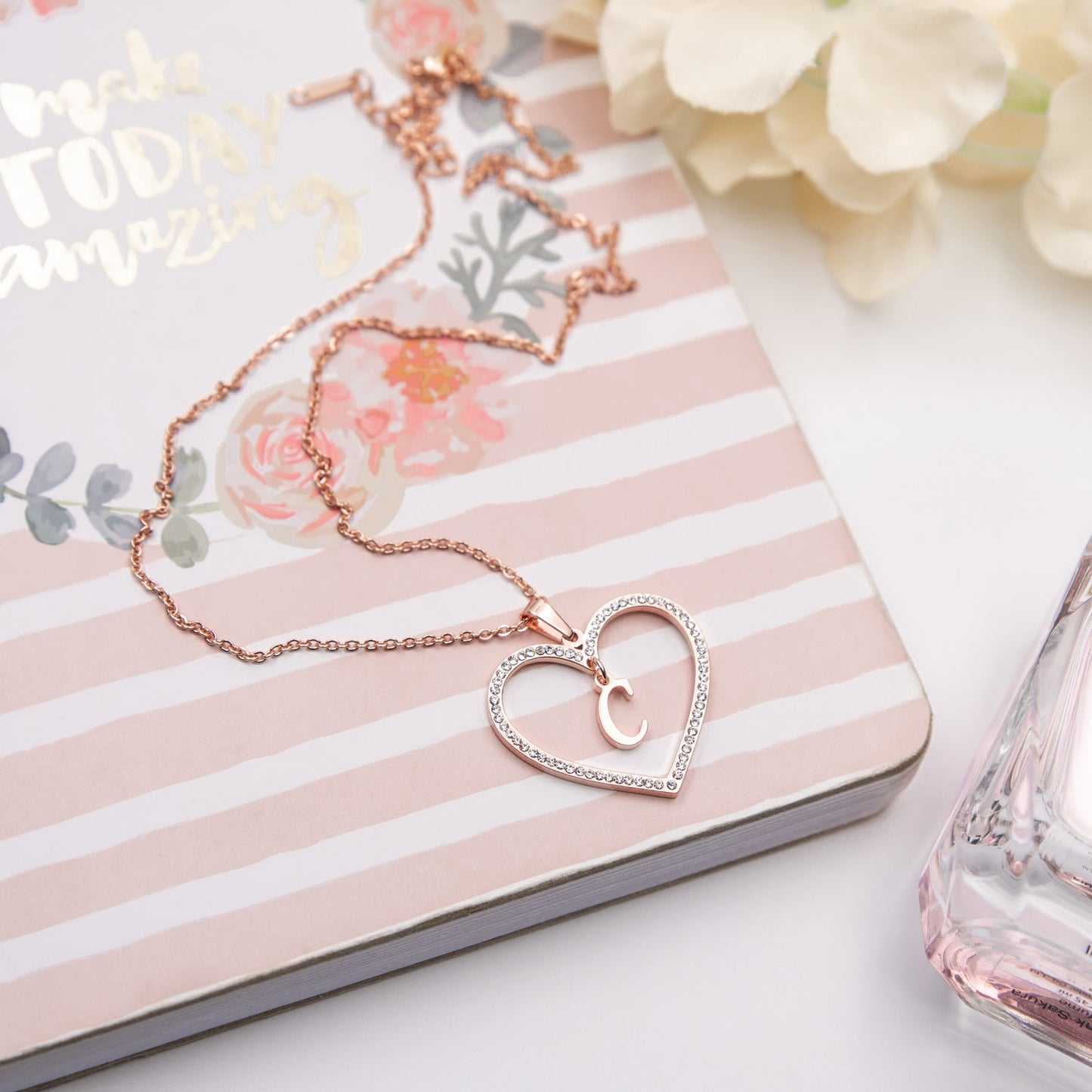 Collier Amour Initiale avec Strass Chris