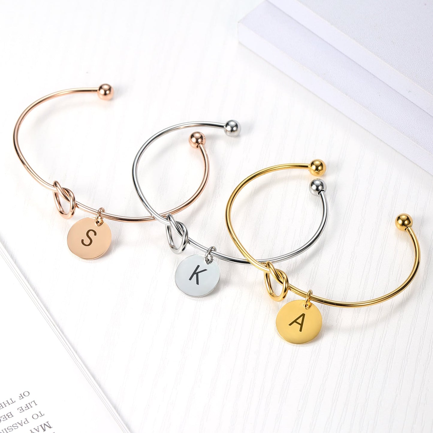 Bracelet Breloque Initiale Chris