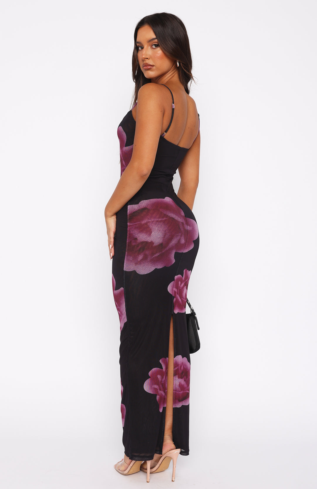 Things I Should Have Said Maxi Dress Midnight Peony Kaelbevy