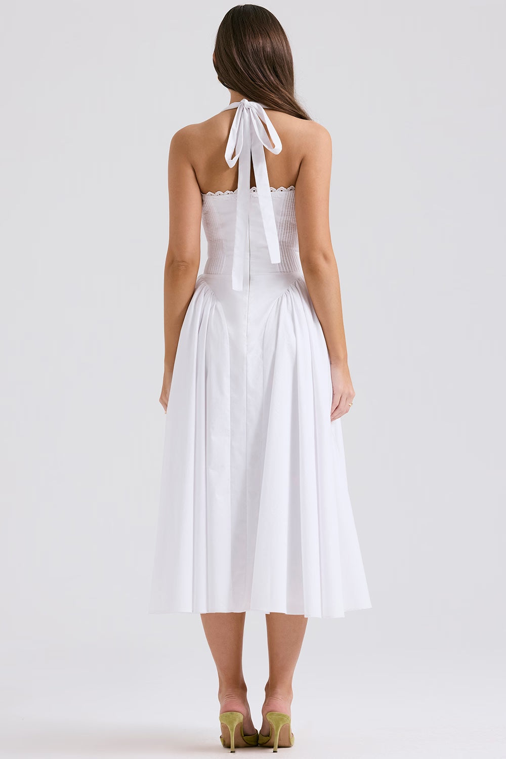ADABELLA HALTER MIDI SUNDRESS Kaelbevy
