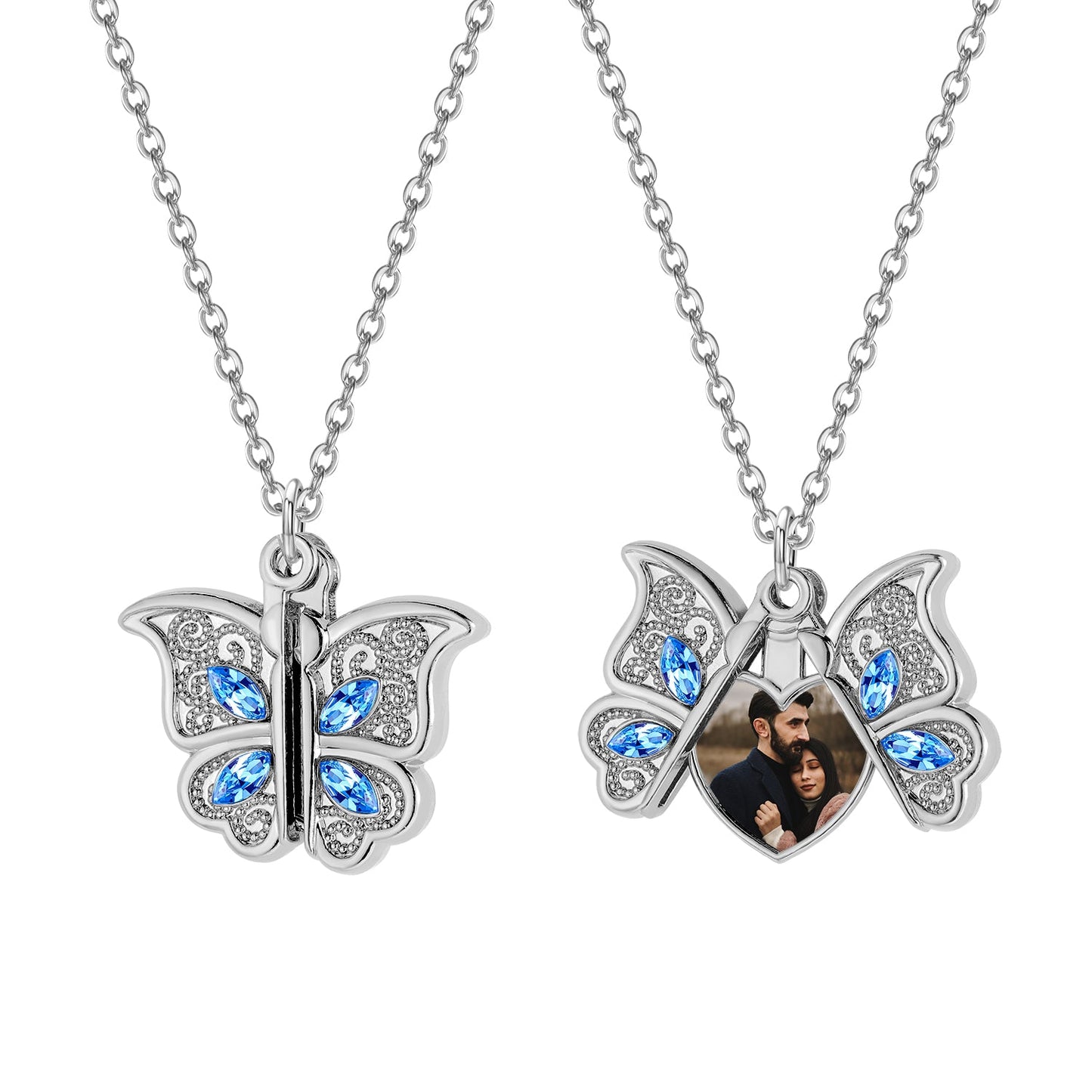 Collier Photo Papillon Chris