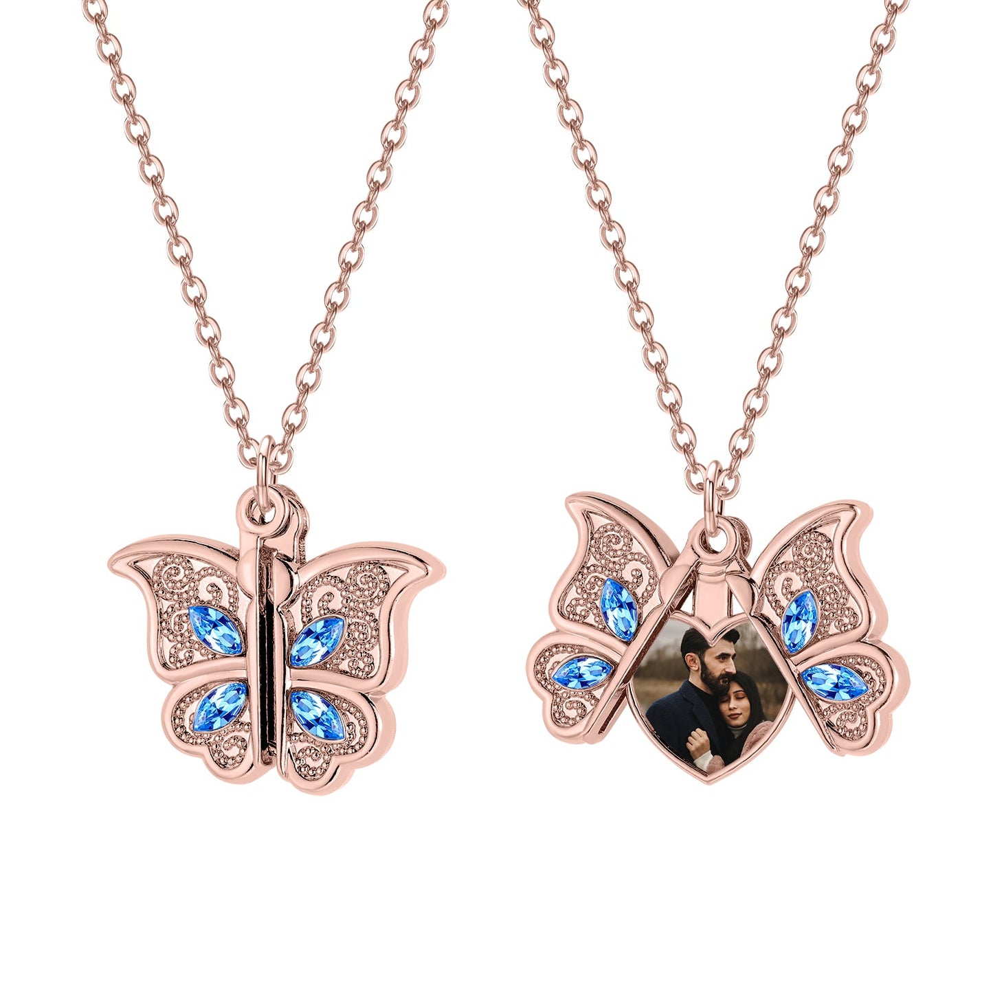 Collier Photo Papillon Chris