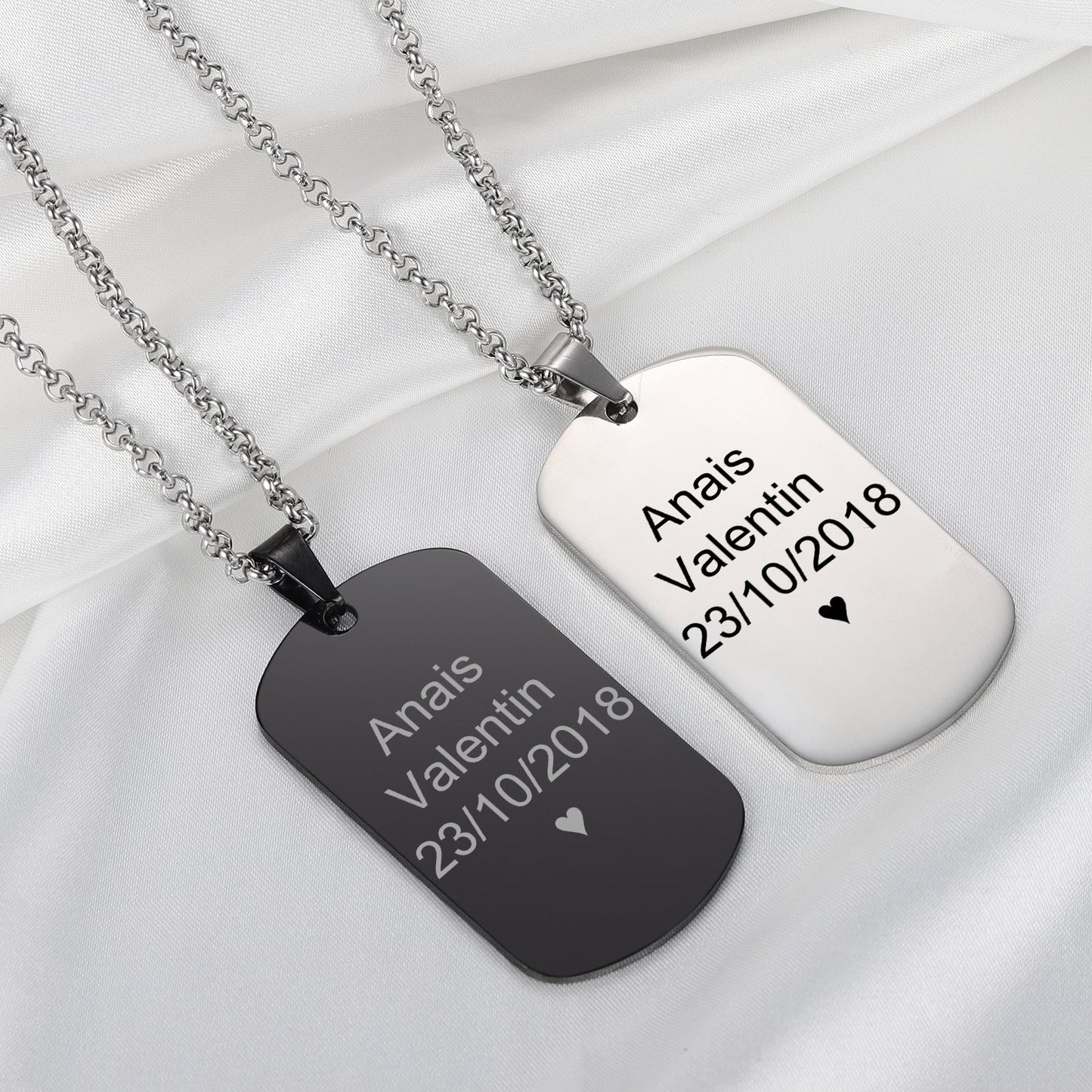 Pendentif Plaque Homme Personnalisé Chris