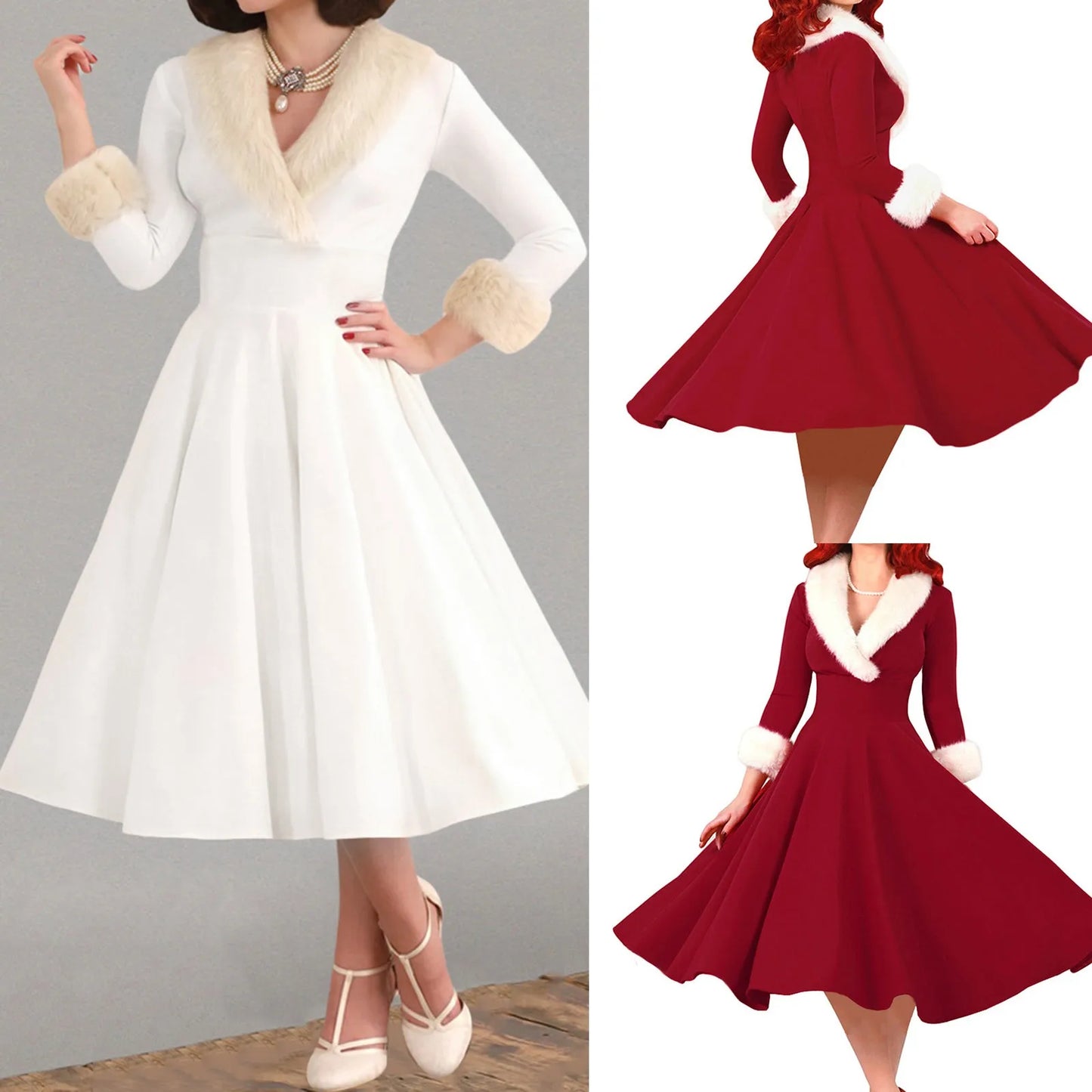 Robe de Noël femme : Élégante et Confortable pour Toutes Occasions Ozeroz