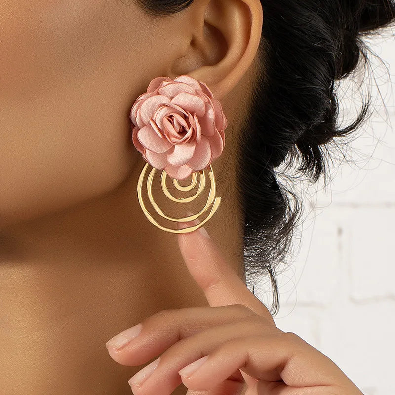 boucle rose floral Ozeroz