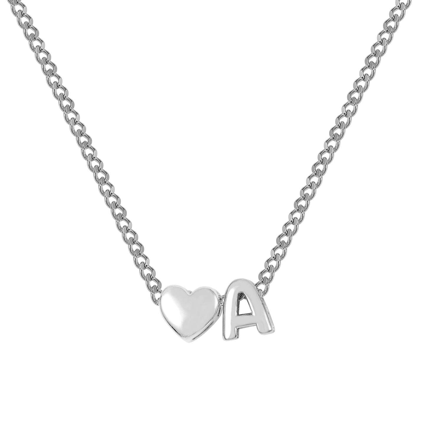 Collier Initiale Coeur Amour & Bijoux