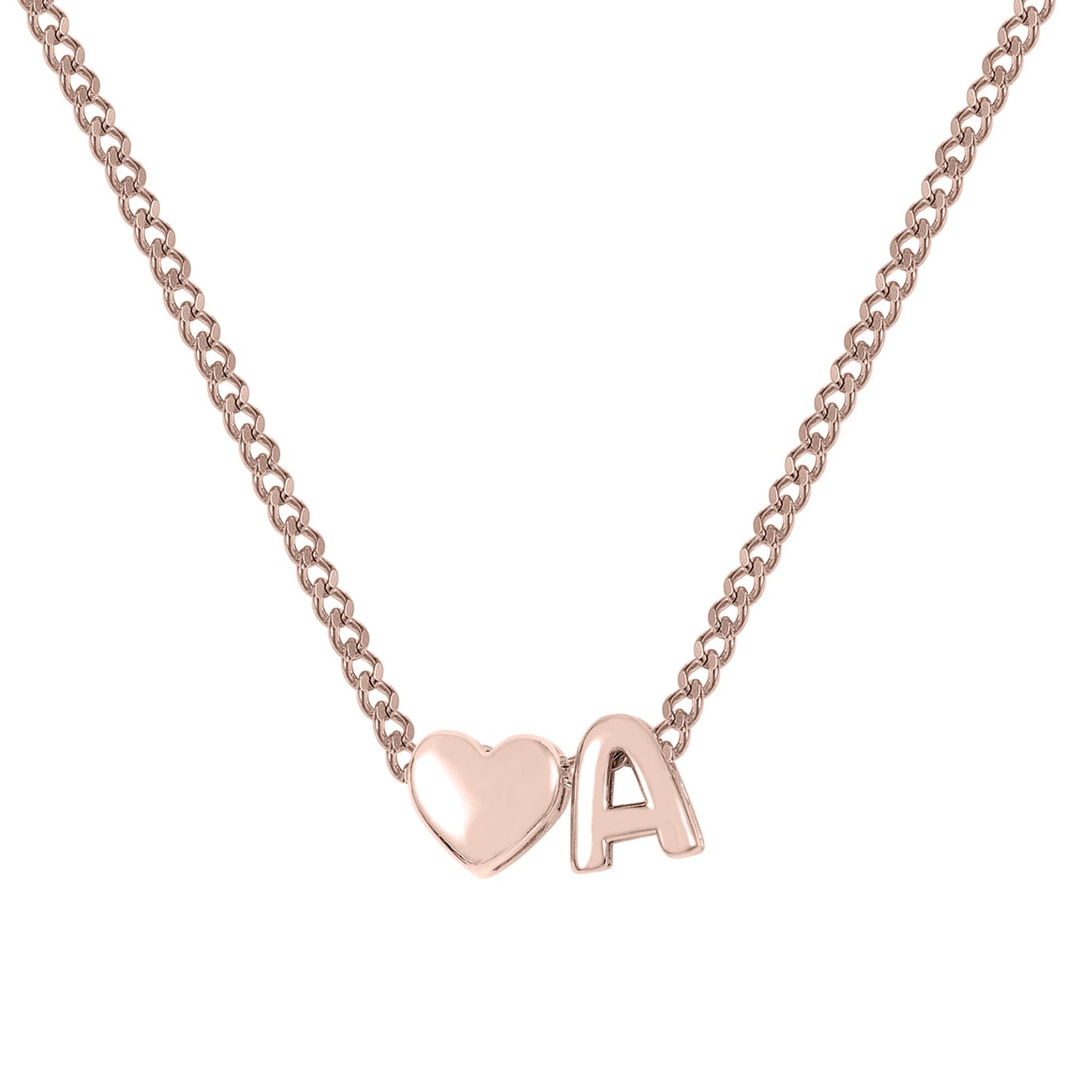 Collier Initiale Coeur Amour & Bijoux
