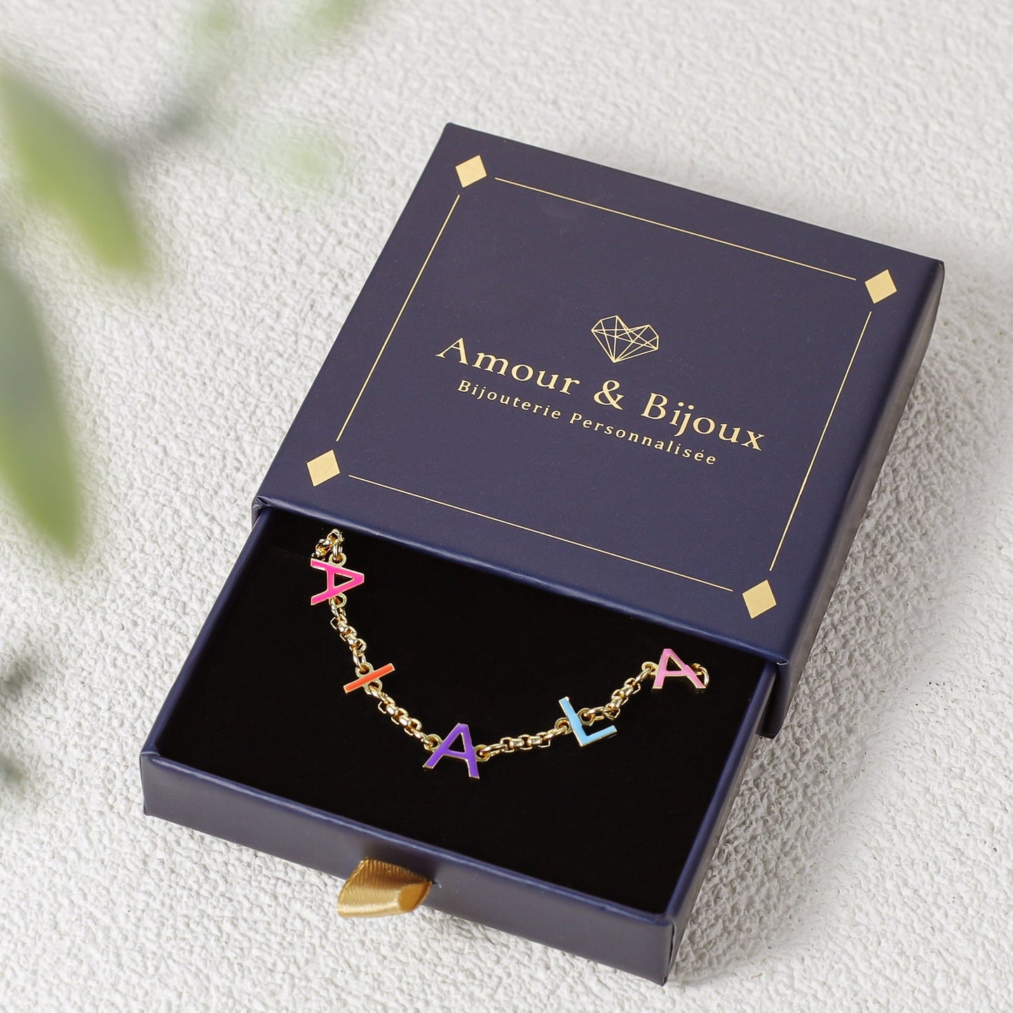 Bracelet Initiales Multicolore Chris