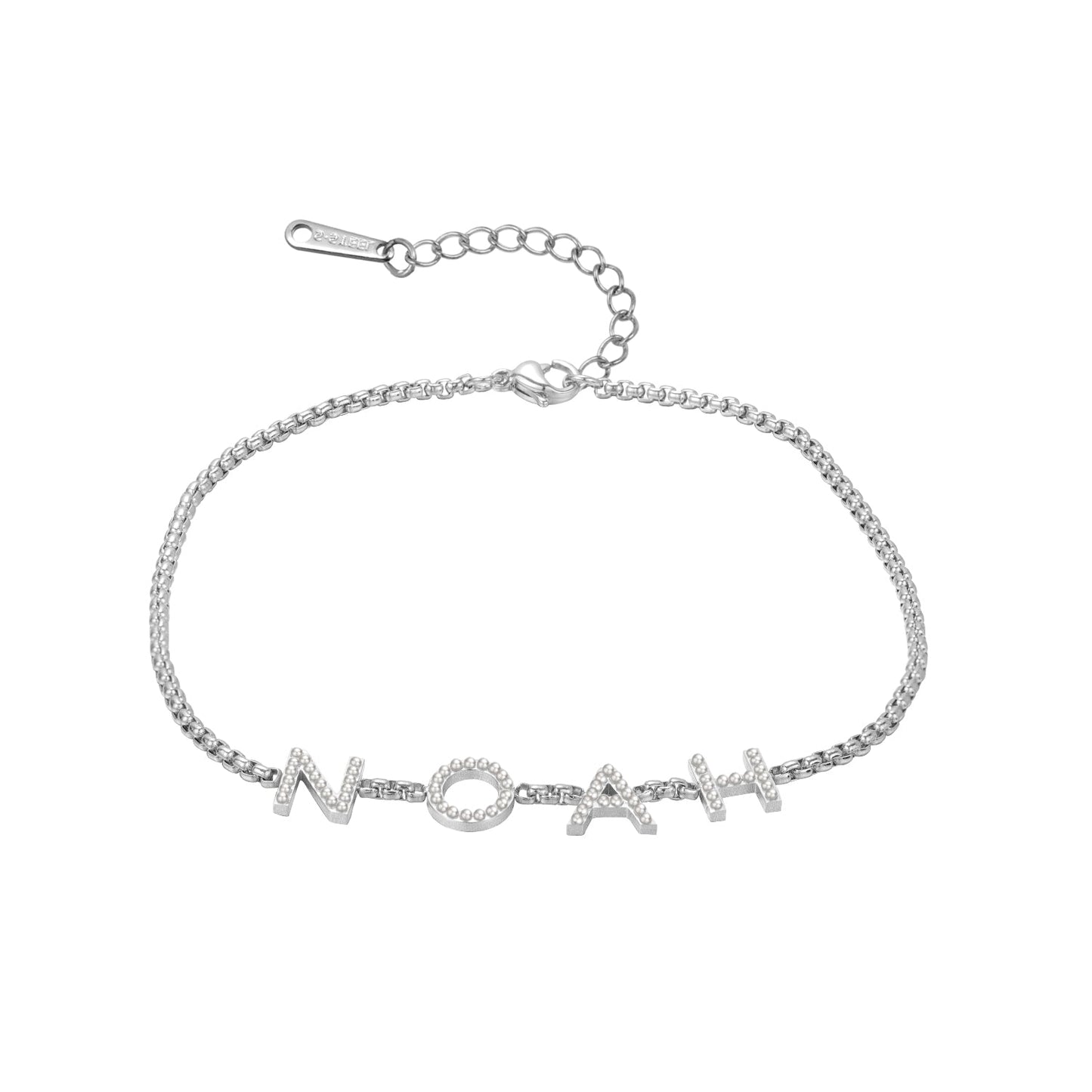 Bracelet Initiales en Zircons Cubiques Chris