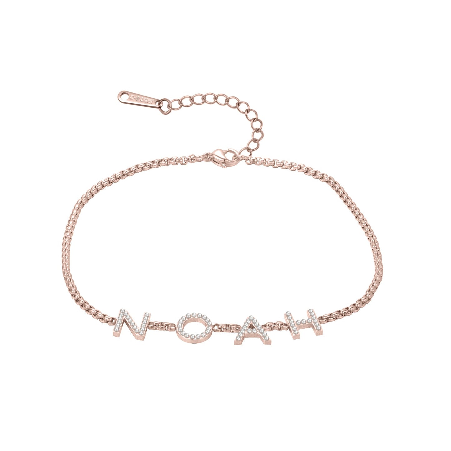 Bracelet Initiales en Zircons Cubiques Chris