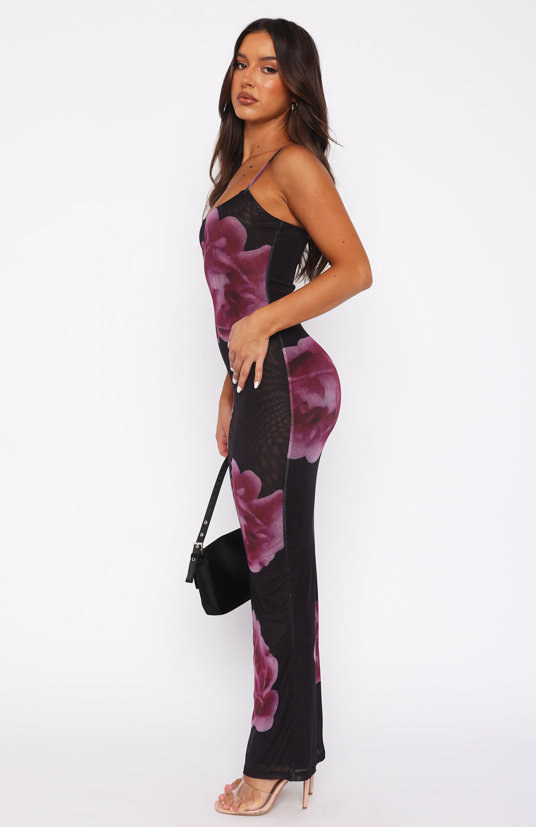 Things I Should Have Said Maxi Dress Midnight Peony Kaelbevy