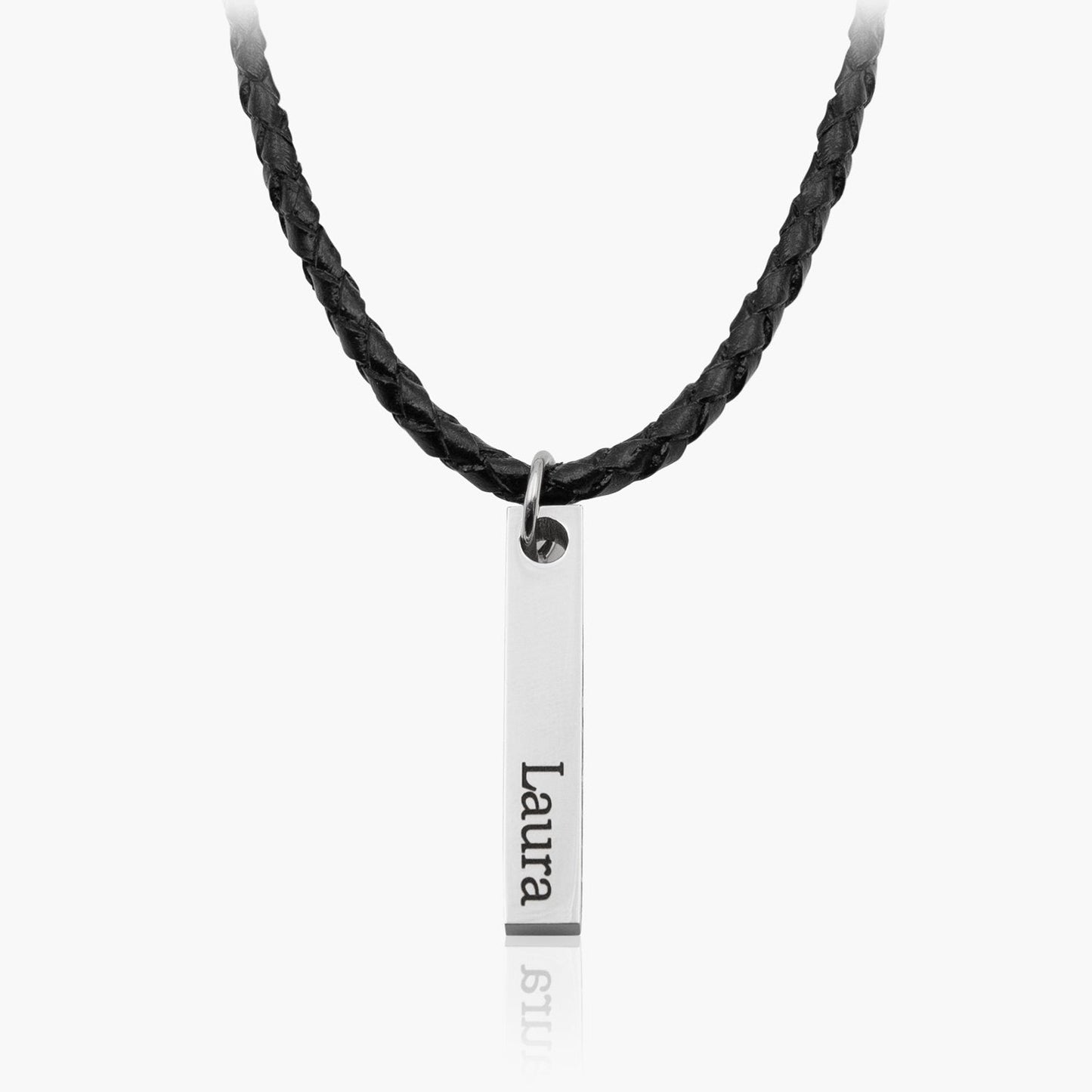 Collier Prénom Homme Barre 3D Chris
