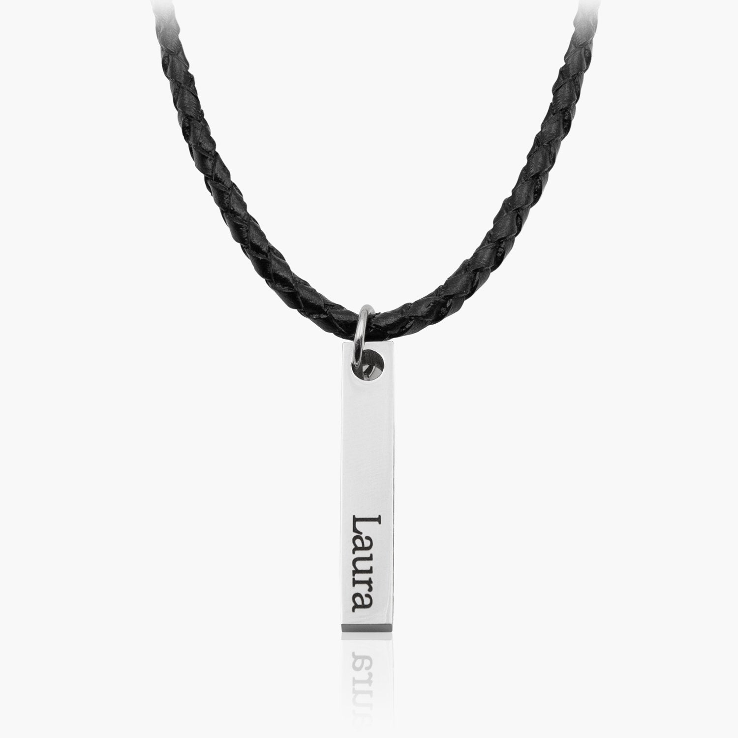 Collier Prénom Homme Barre 3D Chris