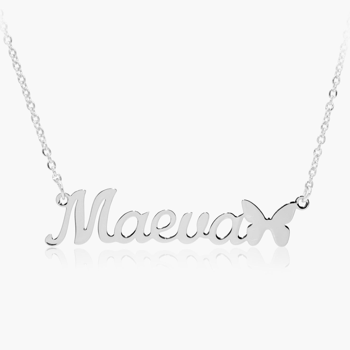 Collier Prénom Papillon Chris