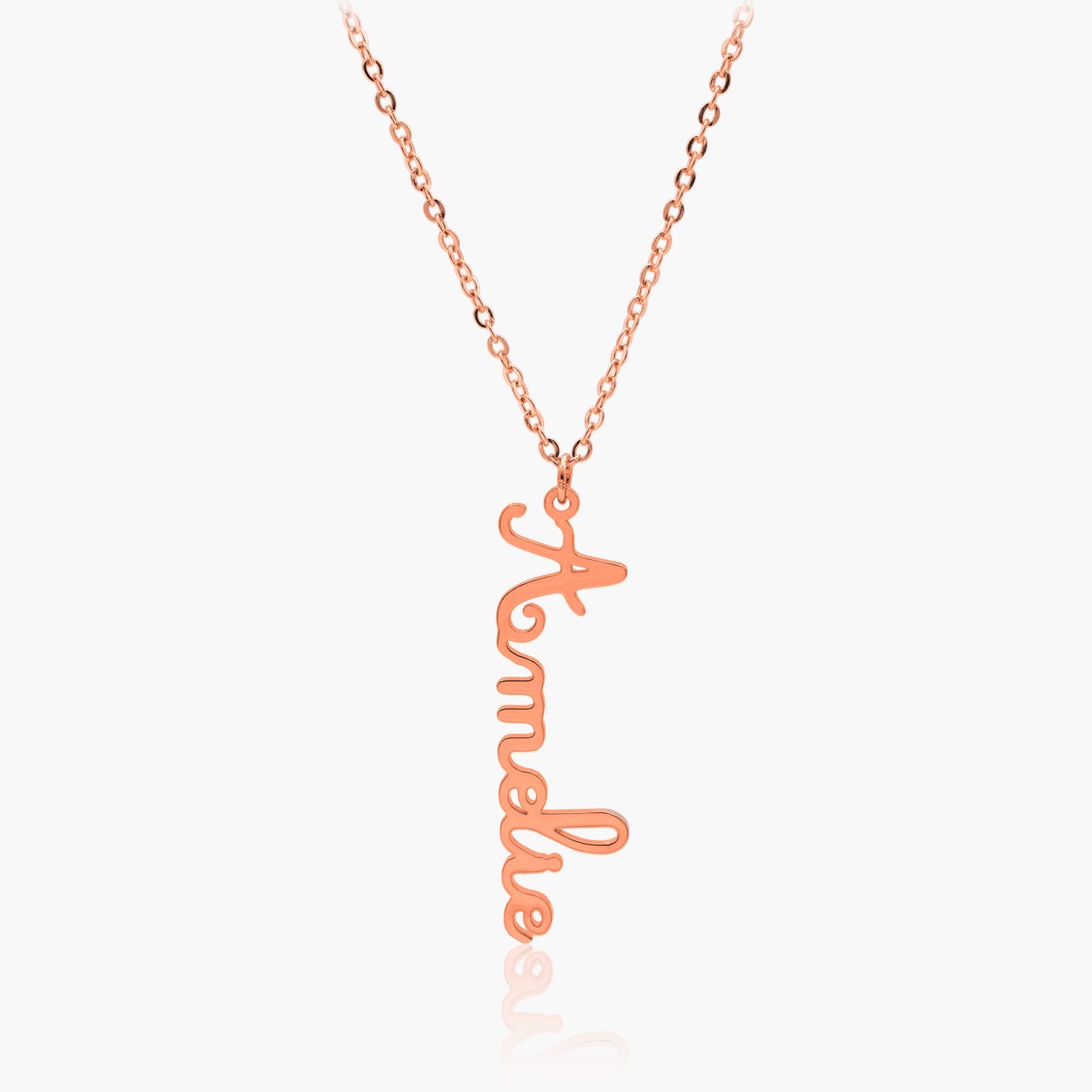 Collier Prénom Vertical Manuscrit Chris