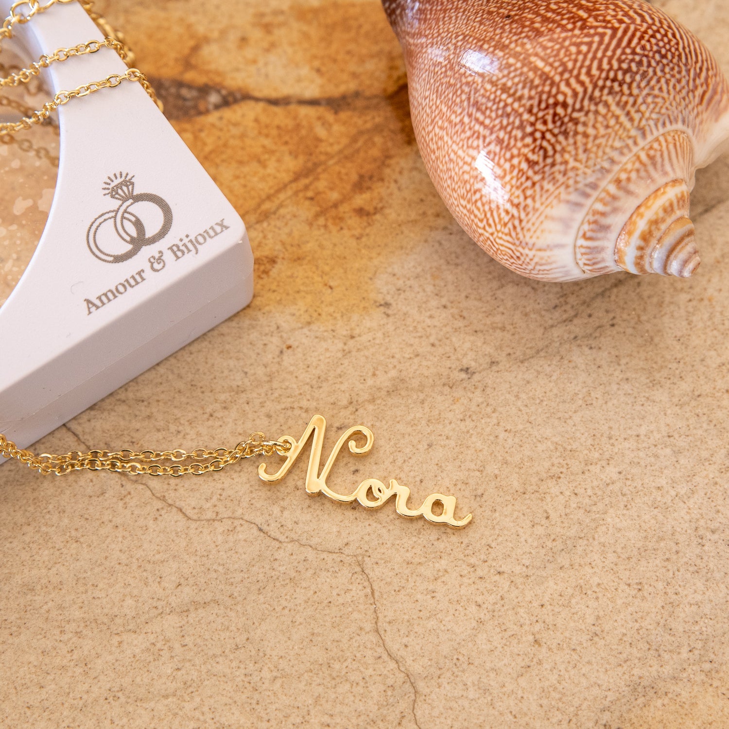 Collier Prénom Vertical Manuscrit Chris