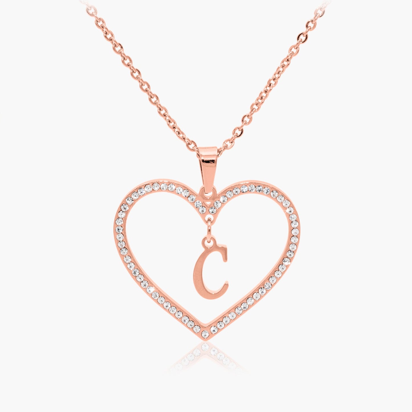 Collier Amour Initiale avec Strass Chris
