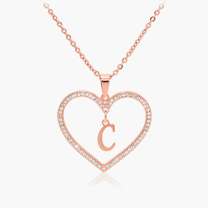 Collier Amour Initiale avec Strass Chris