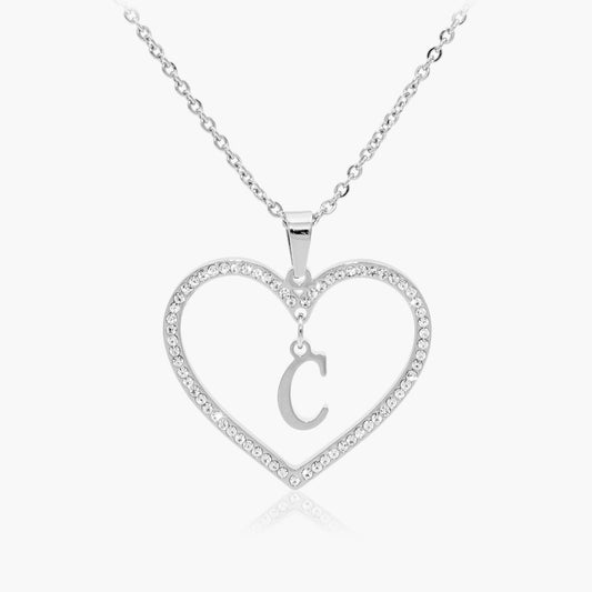Collier Amour Initiale avec Strass Chris