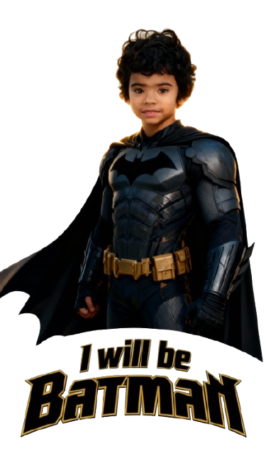 Portrait Personnalise Enfant SuperBoy