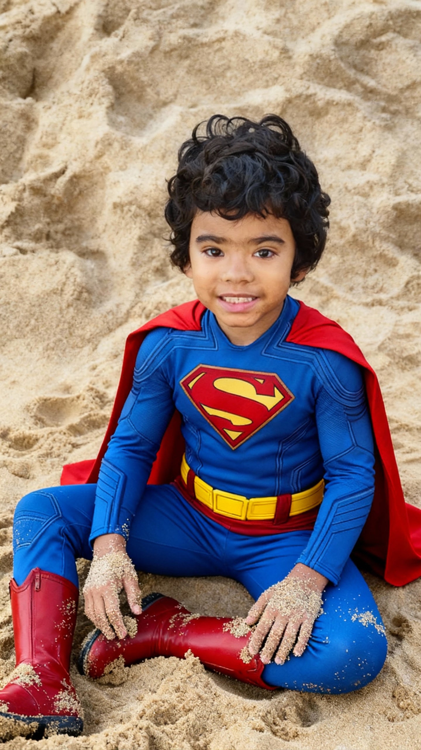 Portrait Personnalise Enfant SuperBoy