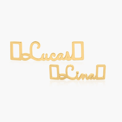 Paire de Boucles de Lacet Personnalisées Chris