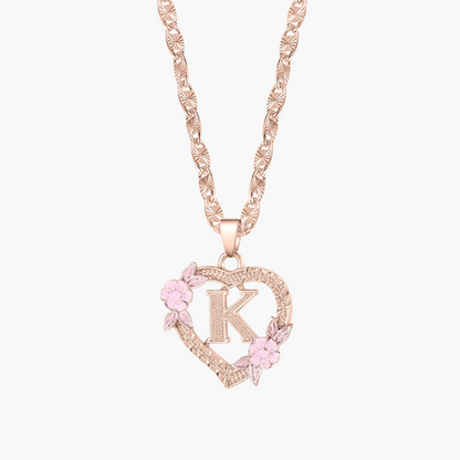 Collier Coeur Initiale Personnalisé Chris