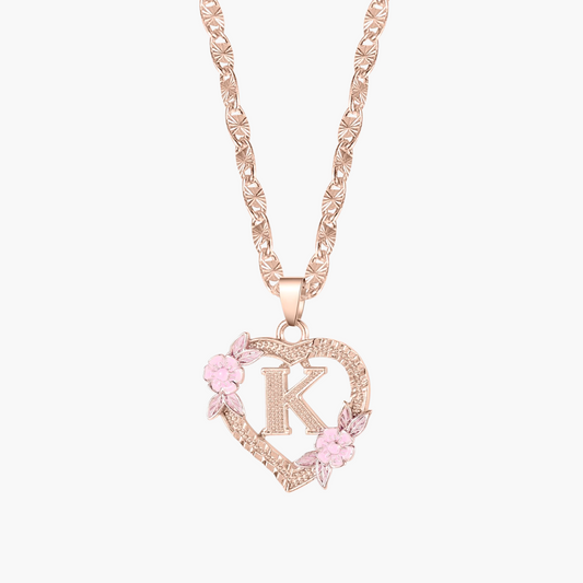 Collier Coeur Initiale Personnalisé Chris
