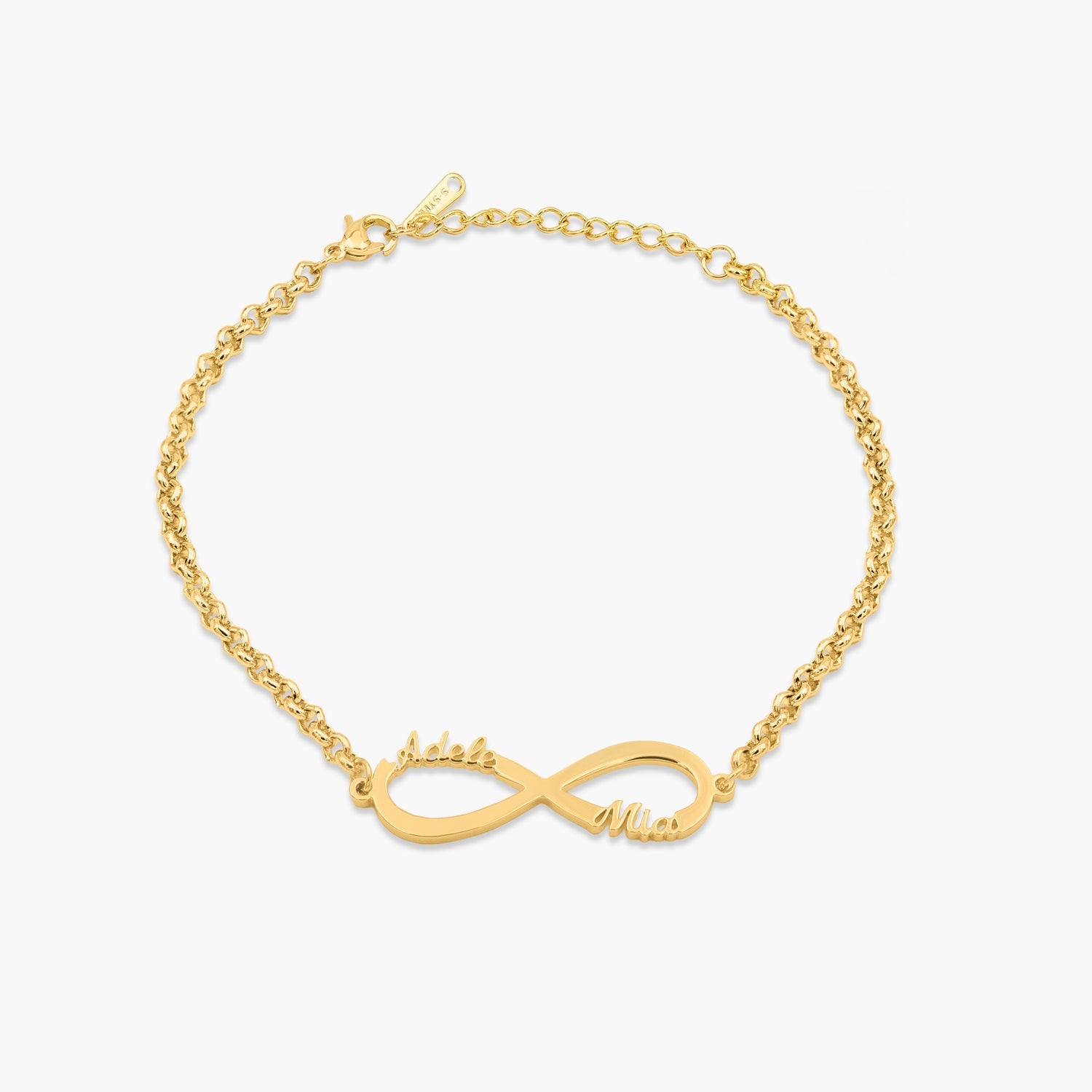 Bracelet Infini Double Prénoms Chris