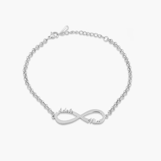 Bracelet Infini Double Prénoms Chris