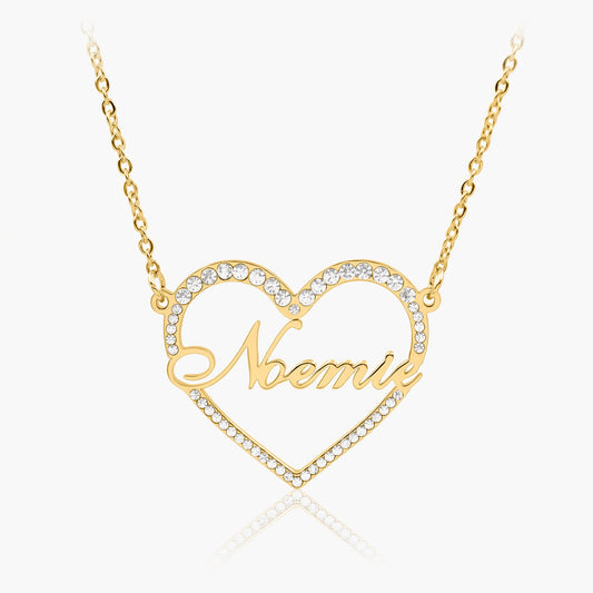 Collier Coeur Prénom Etincelant Chris