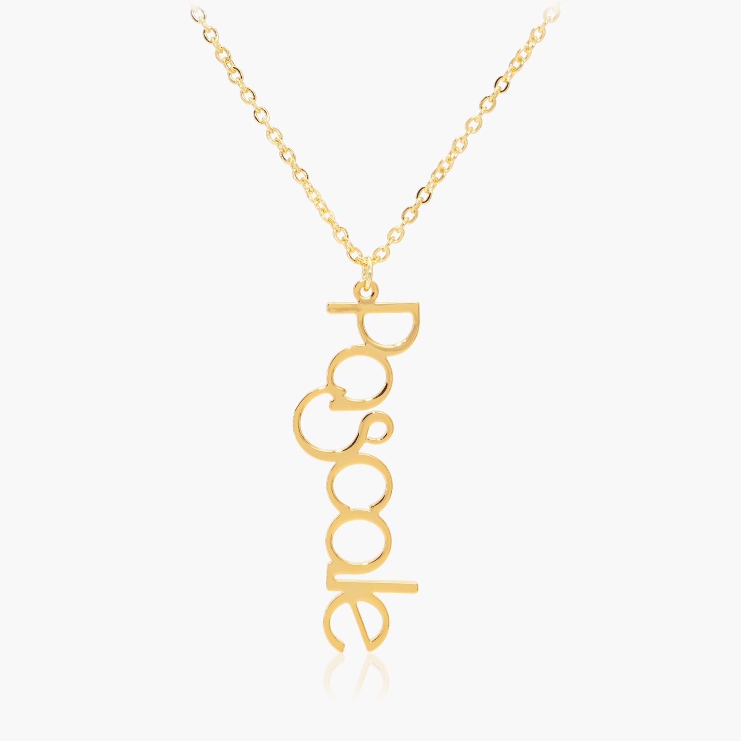 Collier Prénom Vertical Moderne Chris