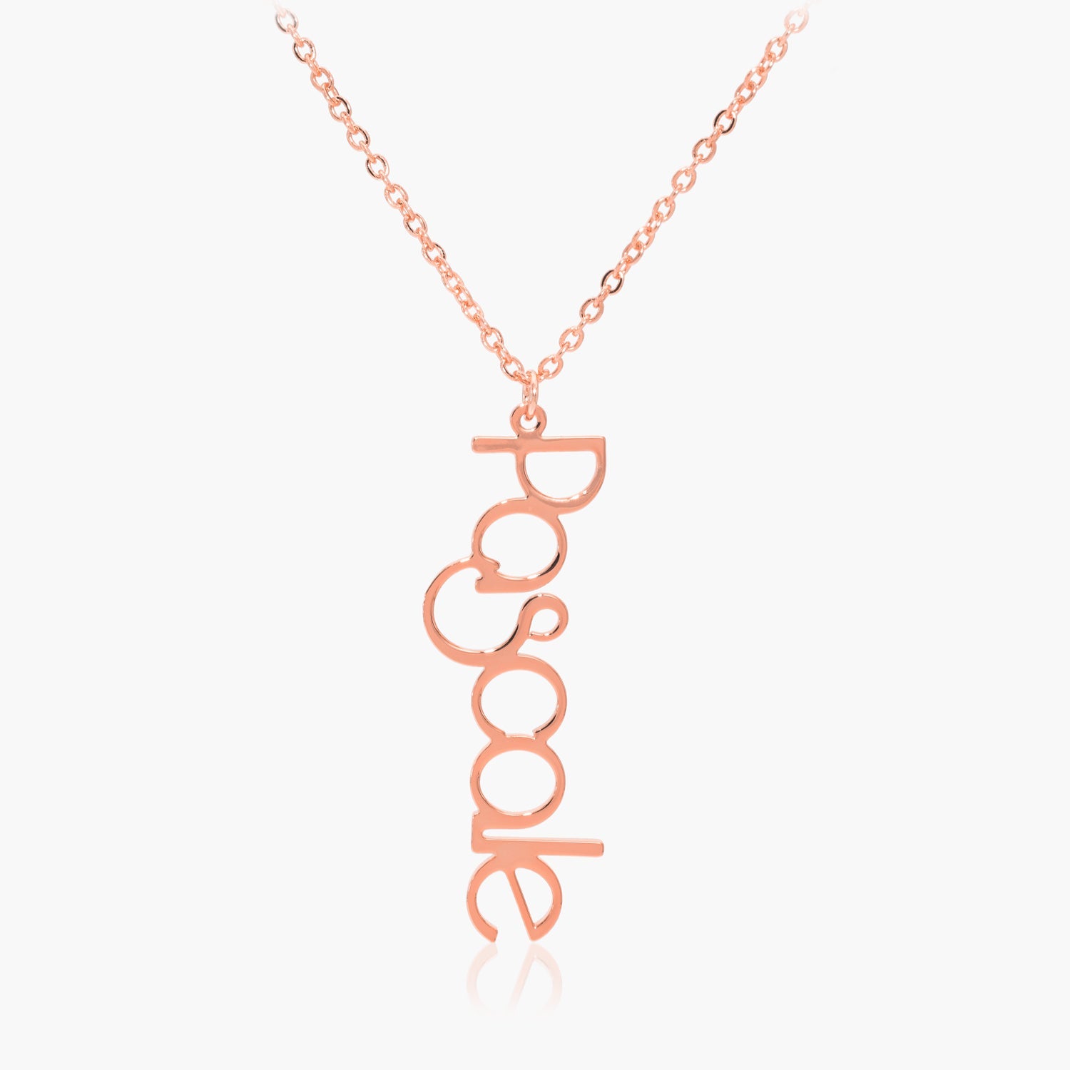 Collier Prénom Vertical Moderne Chris