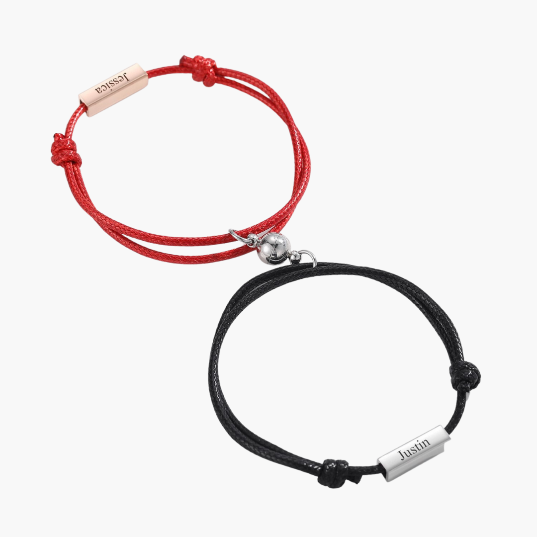 2 Bracelets Corde pour Couple Chris