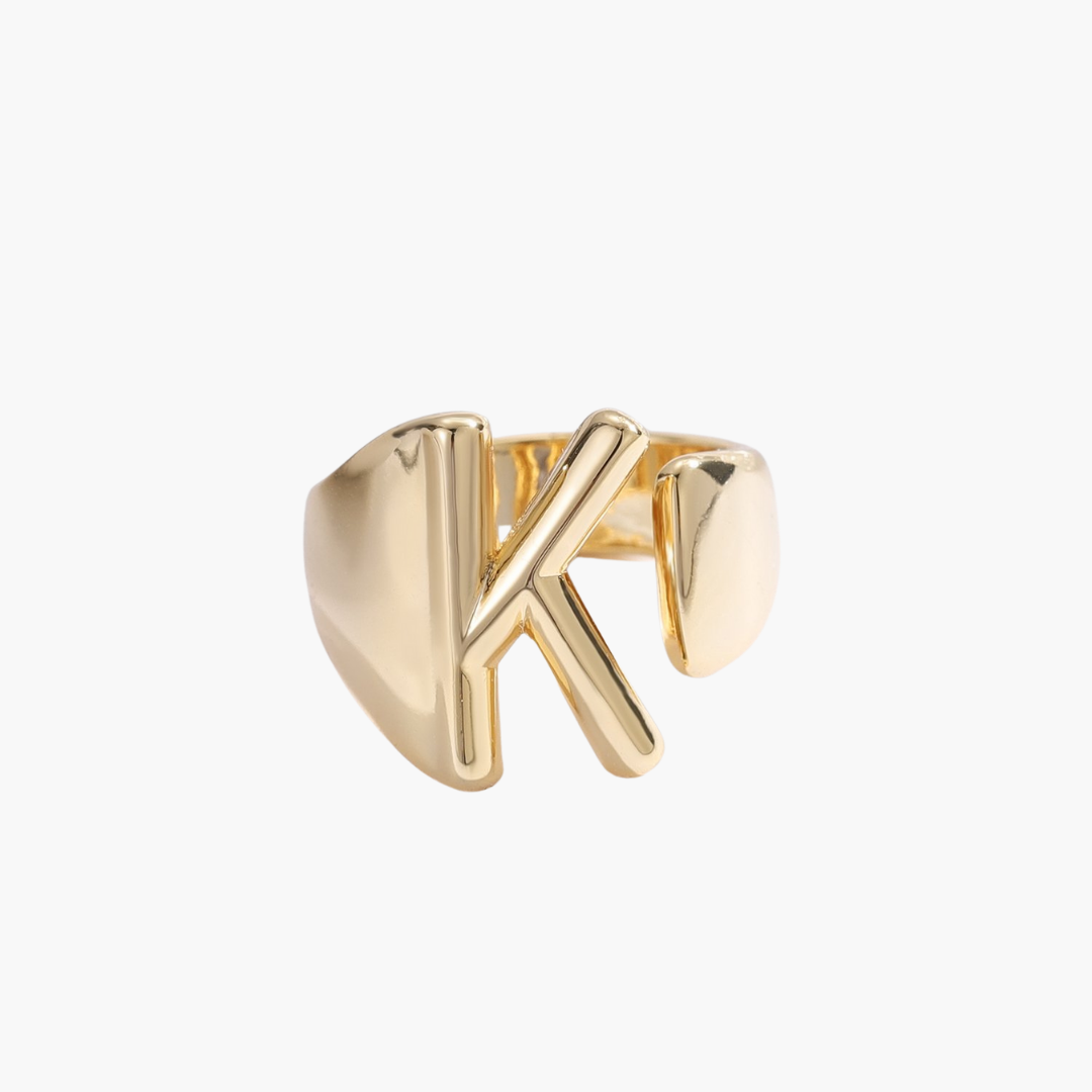 Bague Initiale Majuscule Chris