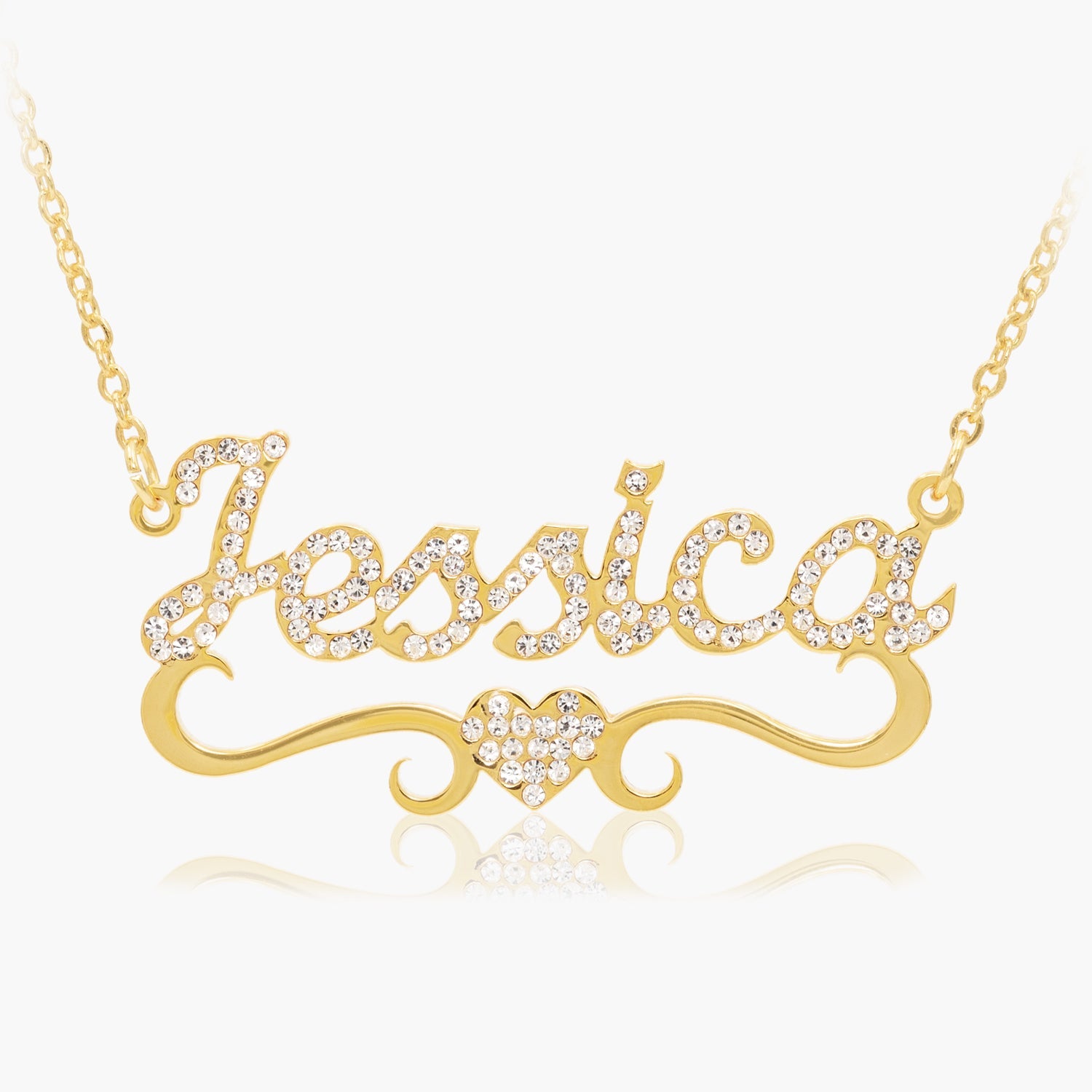 Collier Prénom Amour Scintillant avec Strass Chris