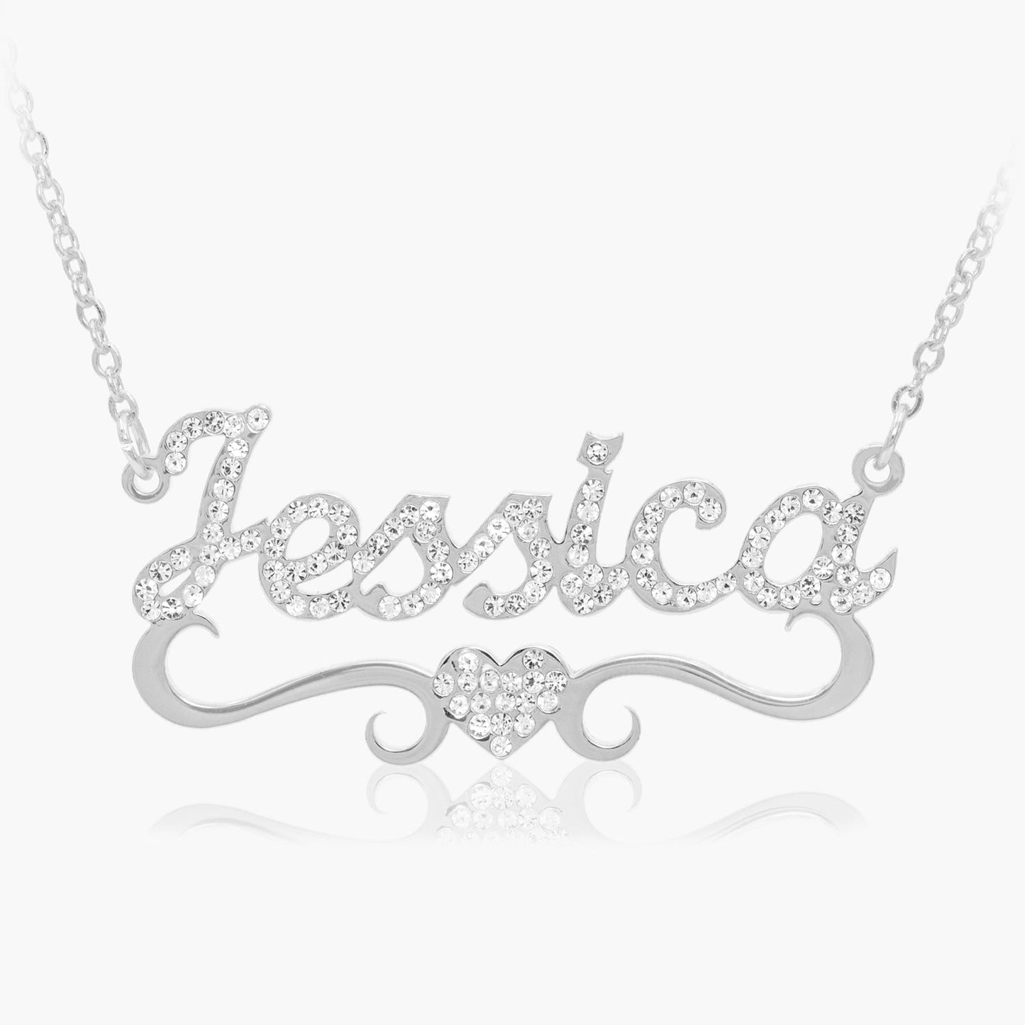 Collier Prénom Amour Scintillant avec Strass Chris