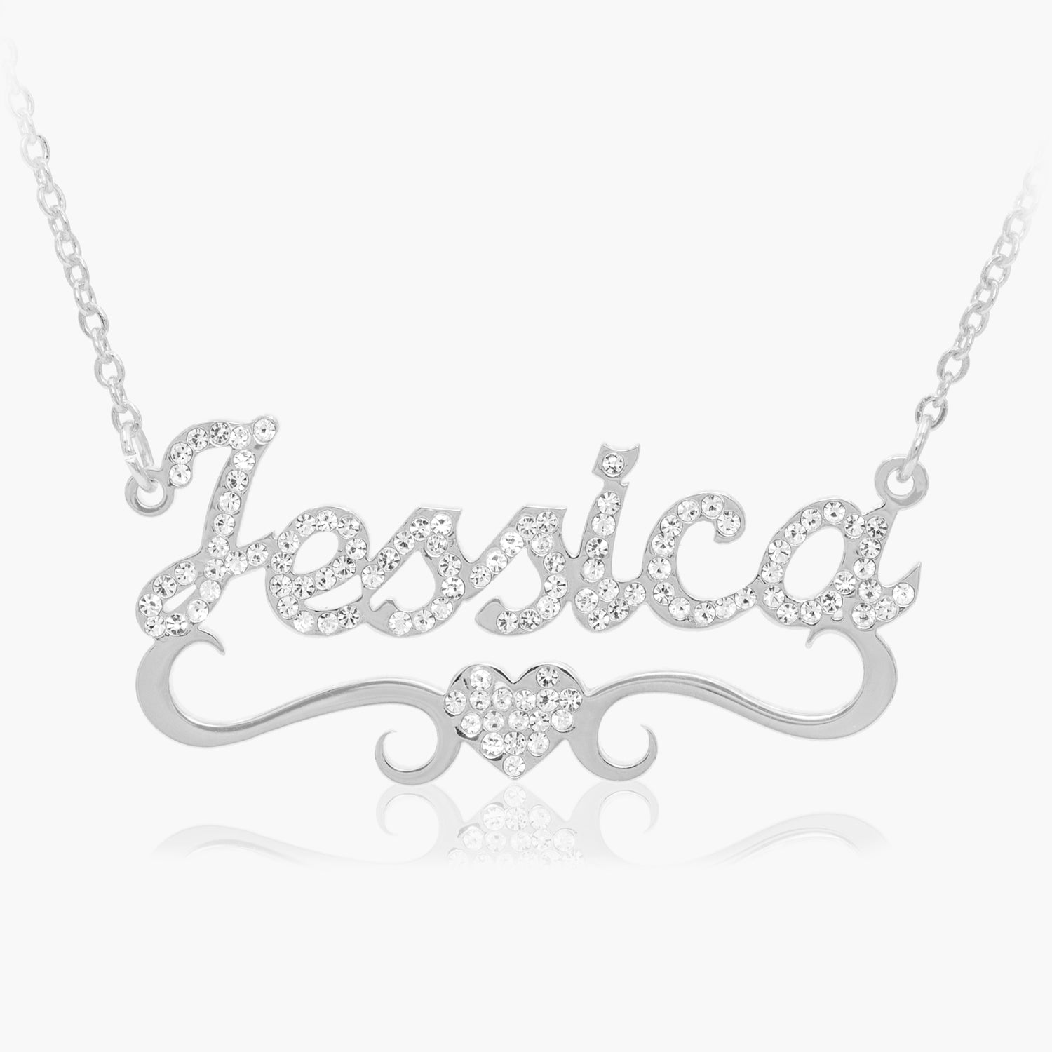 Collier Prénom Amour Scintillant avec Strass Chris
