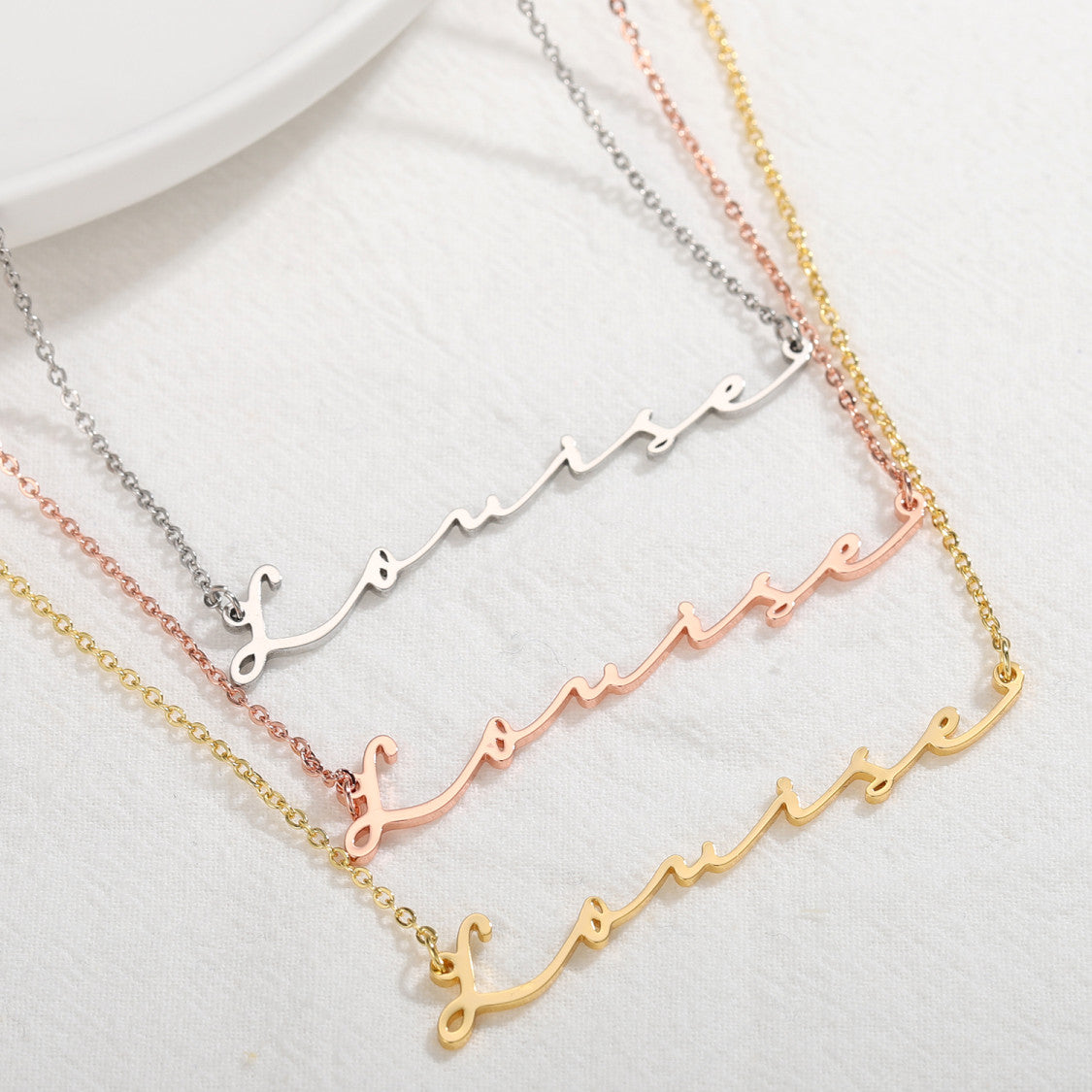 Collier Signature Prénom Personnalisé Chris